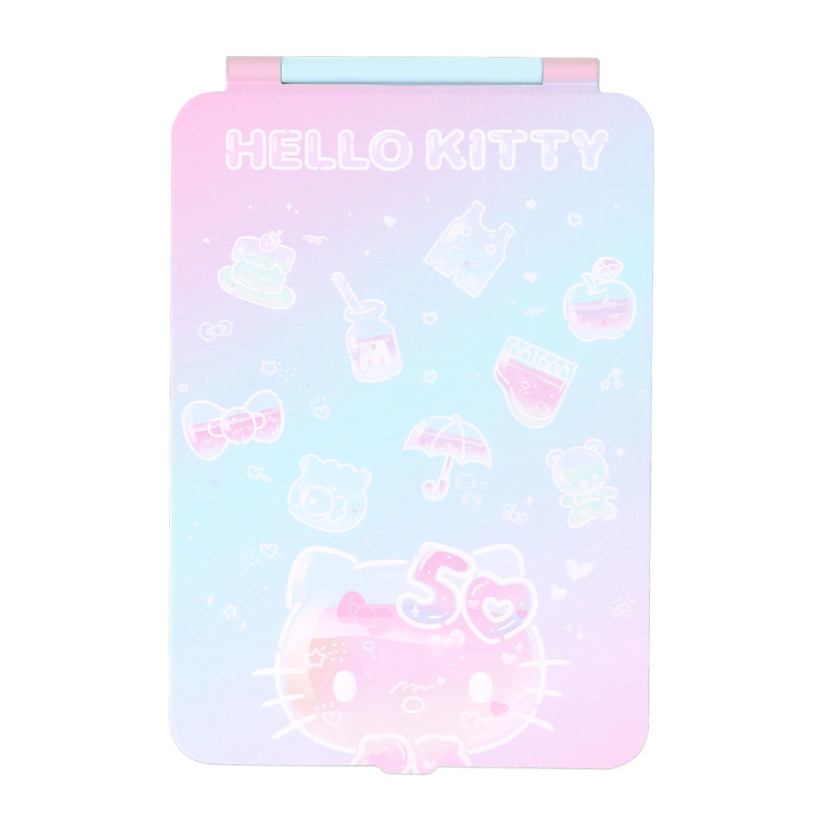 Impressions Vanity Hello Kitty 50th Touch Pad Mini Mirror -Pink/Blue