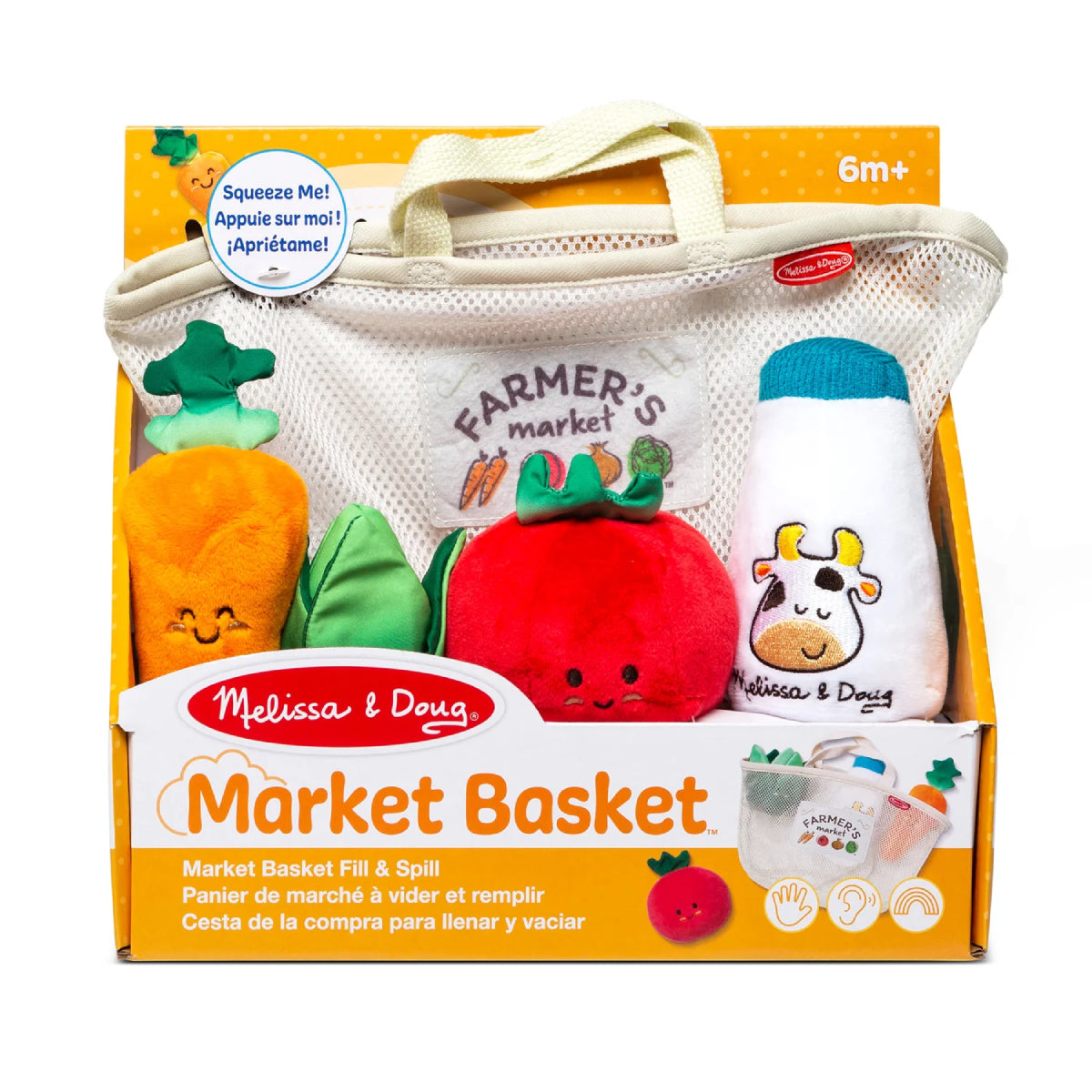 Melissa and Doug Market Basket Fill & Spill (5 Pieces)
