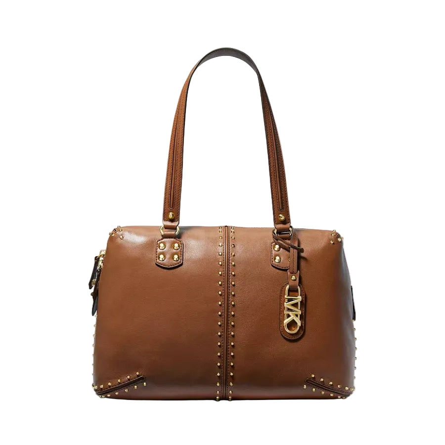 Michael Kors Astor Large Shoulder Tote Bag - Brown