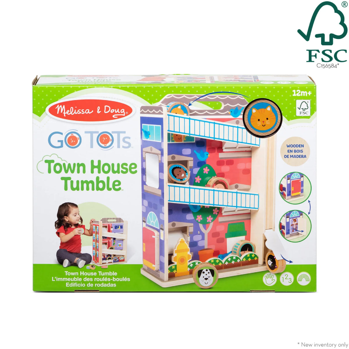 Melissa and Doug GO Tots Town House Tumble (7 Pieces)