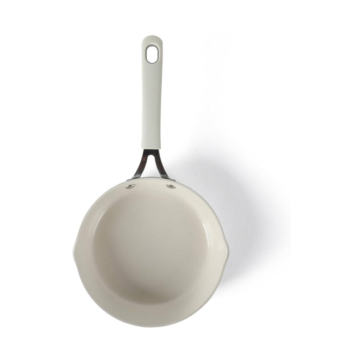 Martha Stewart 142703 Heathland 8" Fry Pan Cookware - Linen White