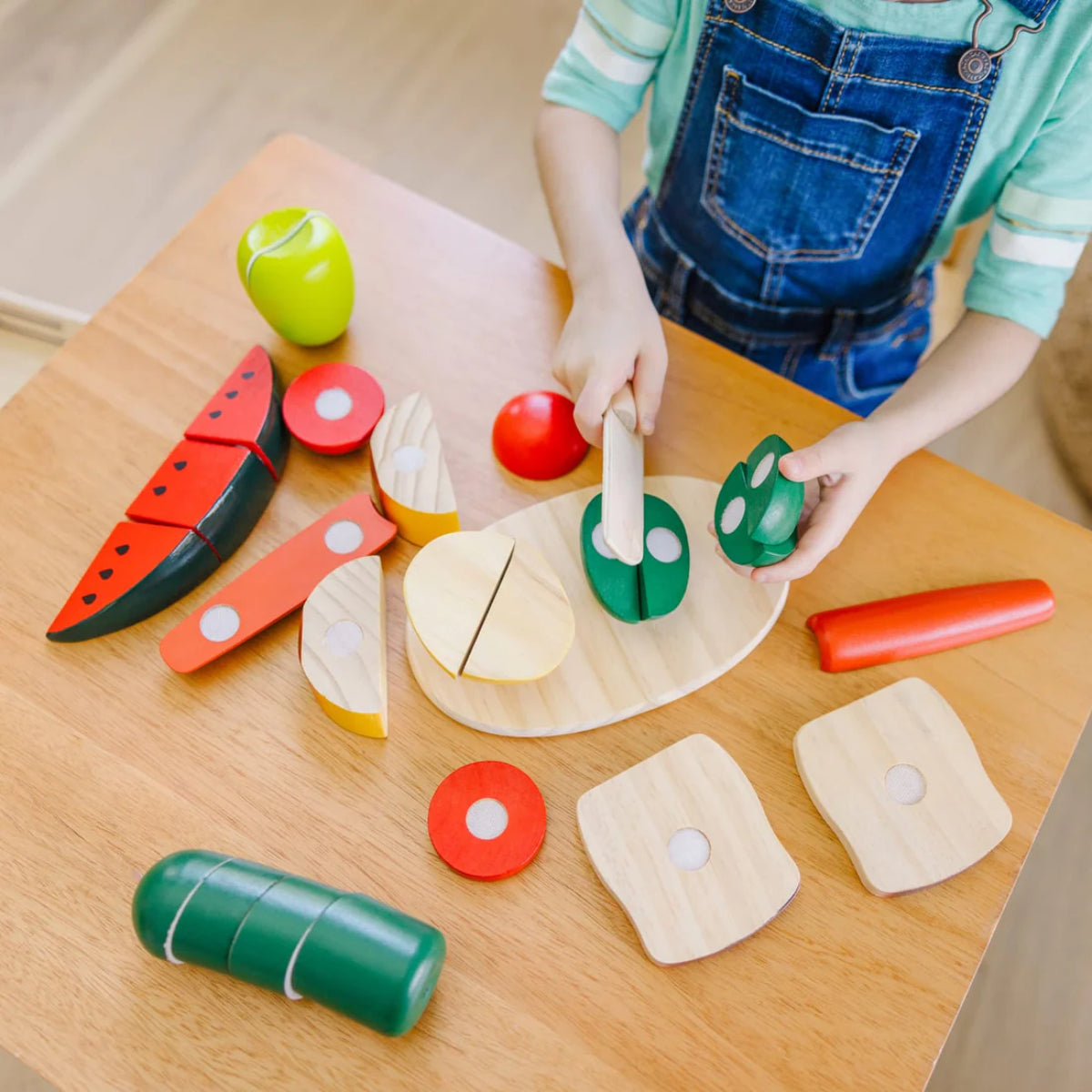 Melissa and Doug Cutting Food - Wooden Play Food
