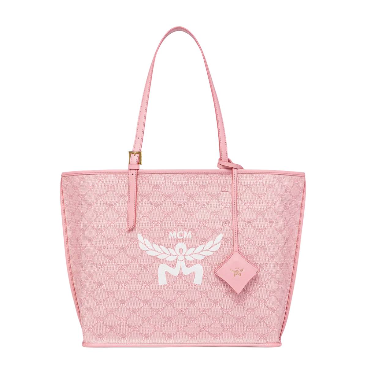MCM Lauretos Medium Himmel Shopper - Silver Pink