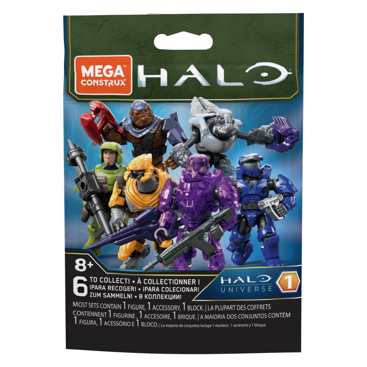 Mega Halo Universe Collection Series Micro Action Figure Building Toy - Assortment