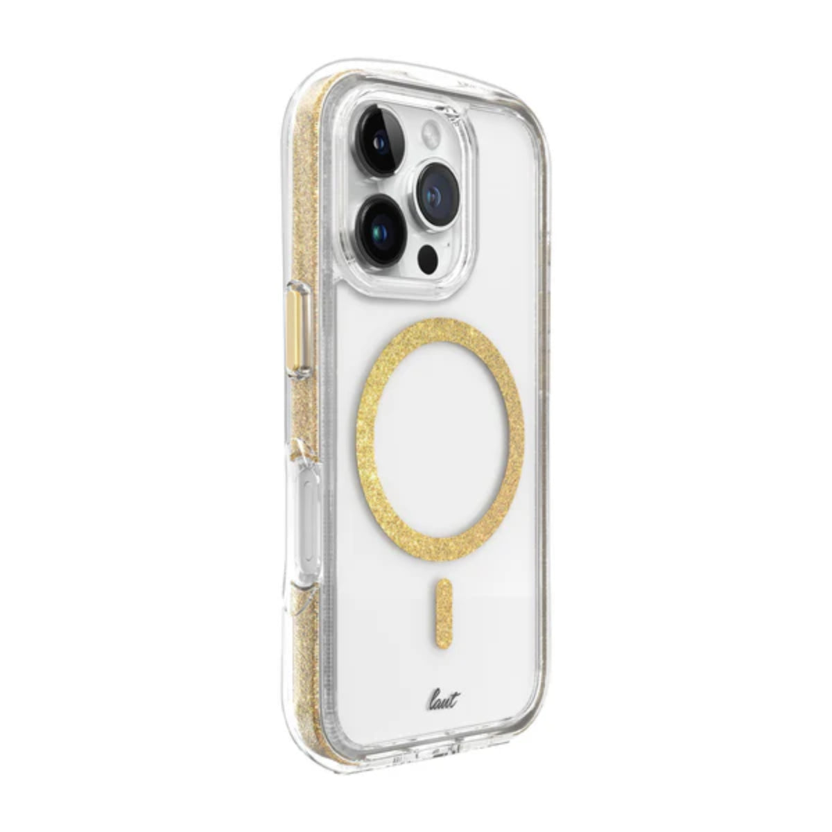 Laut Aero Sparkle Case for Apple iPhone 16 Pro - Crystal Gold
