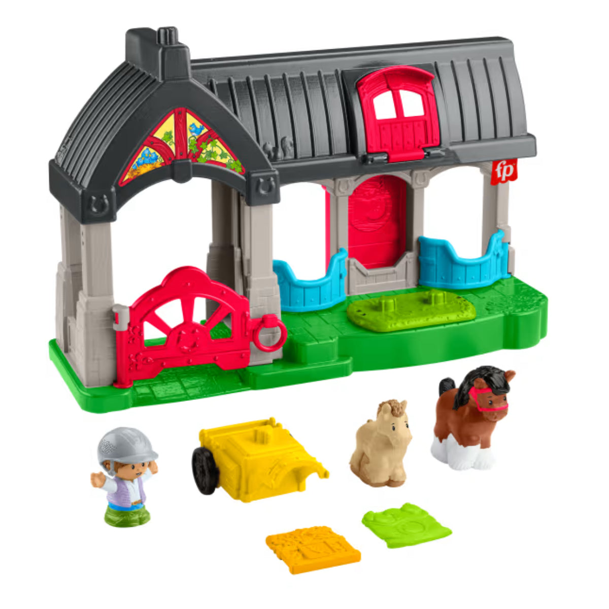 Little People Friendly Horses Stable Playset