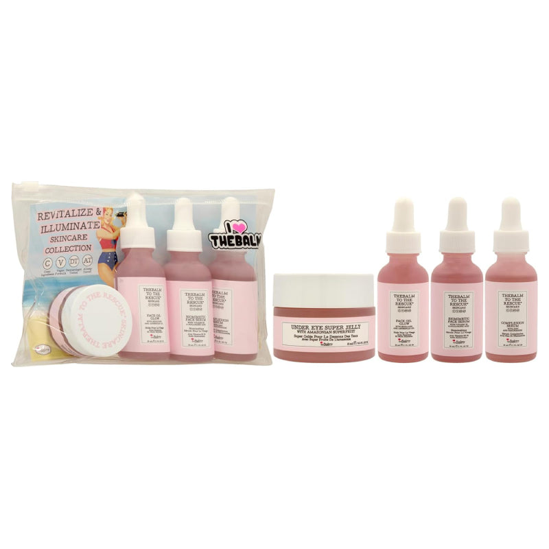 theBalm Revitalize and Illuminate Skincare Collection Kit (4 Piece)