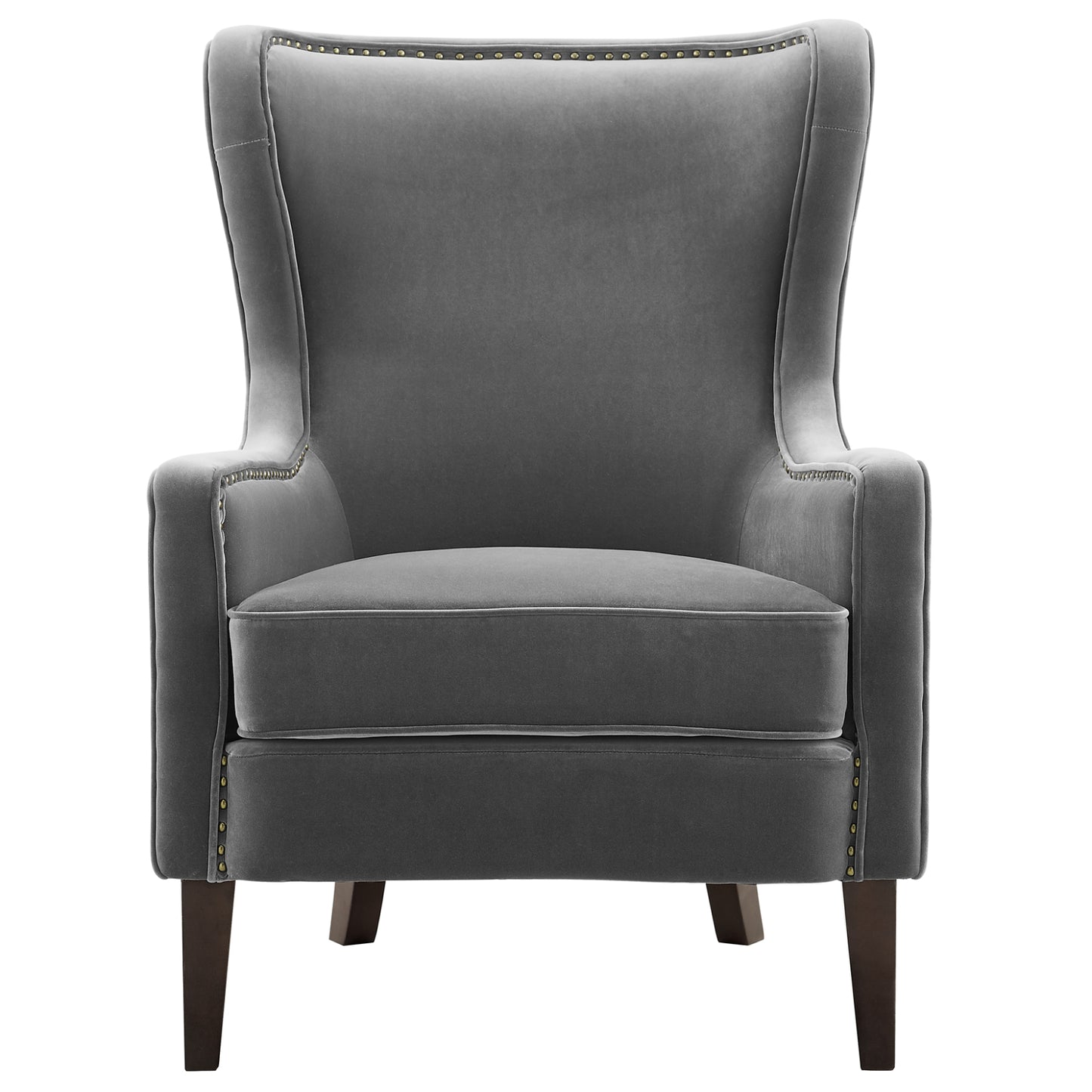 Rosco 42" Armchair Chair by Steve Silver Company - Gray