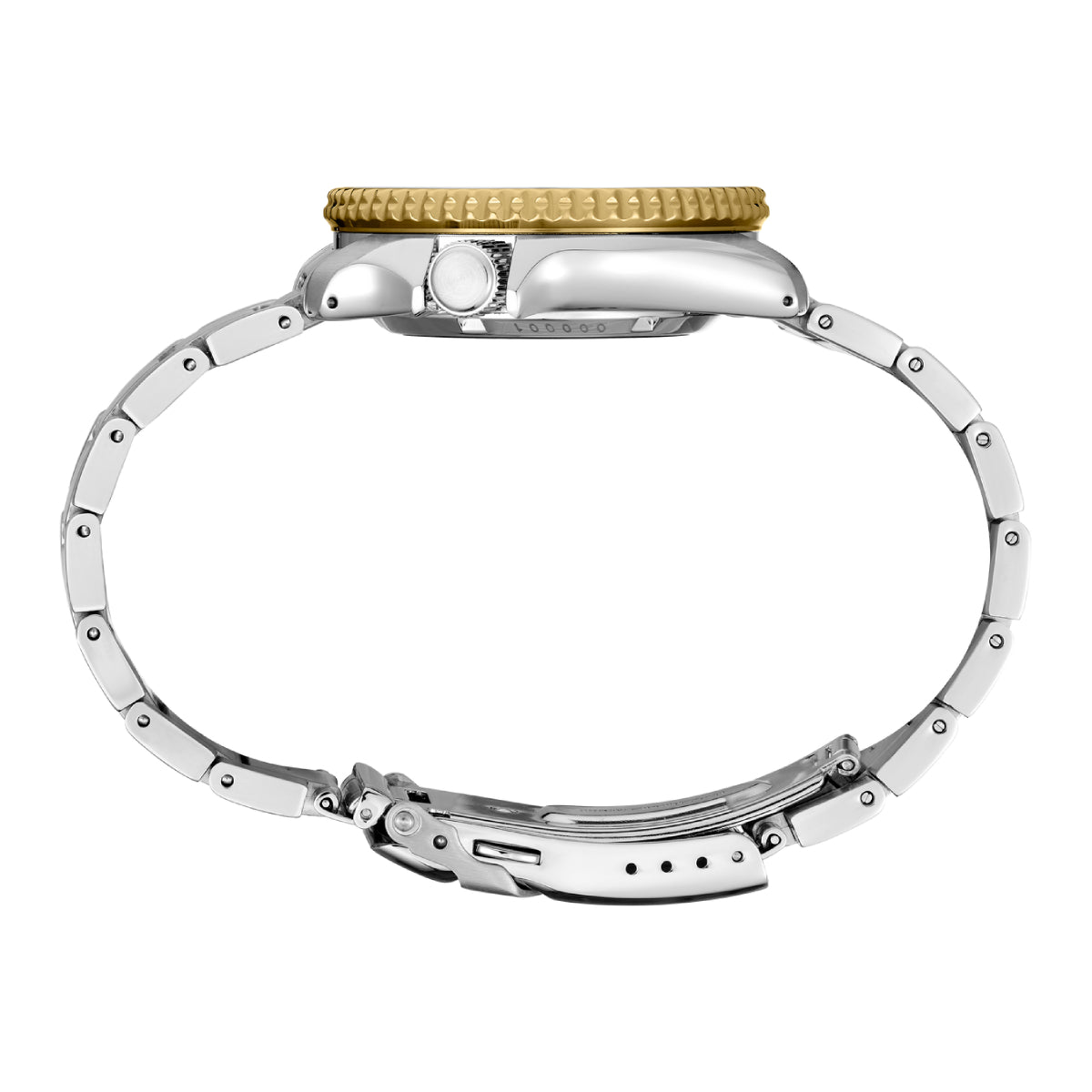 Seiko 5 Sports Men's 42.5mm Two-Tone Bracelet Watch - Charcoal Dial