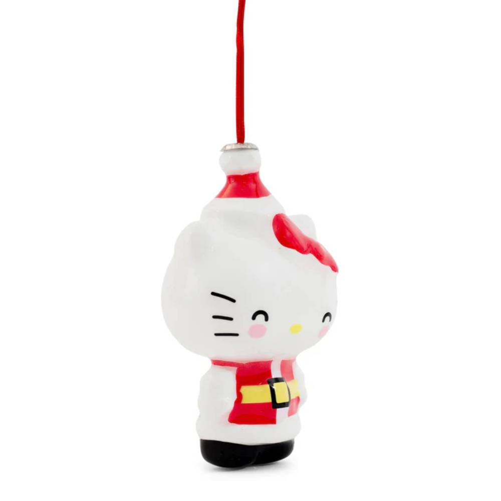 Sanrio Hello Kitty 4" Shatterproof Decoupage Ornament - White/Red