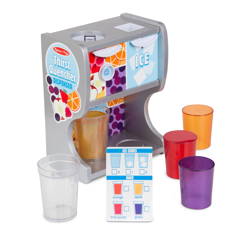 Melissa and Doug Thirst Quencher Dispenser (12-Piece)