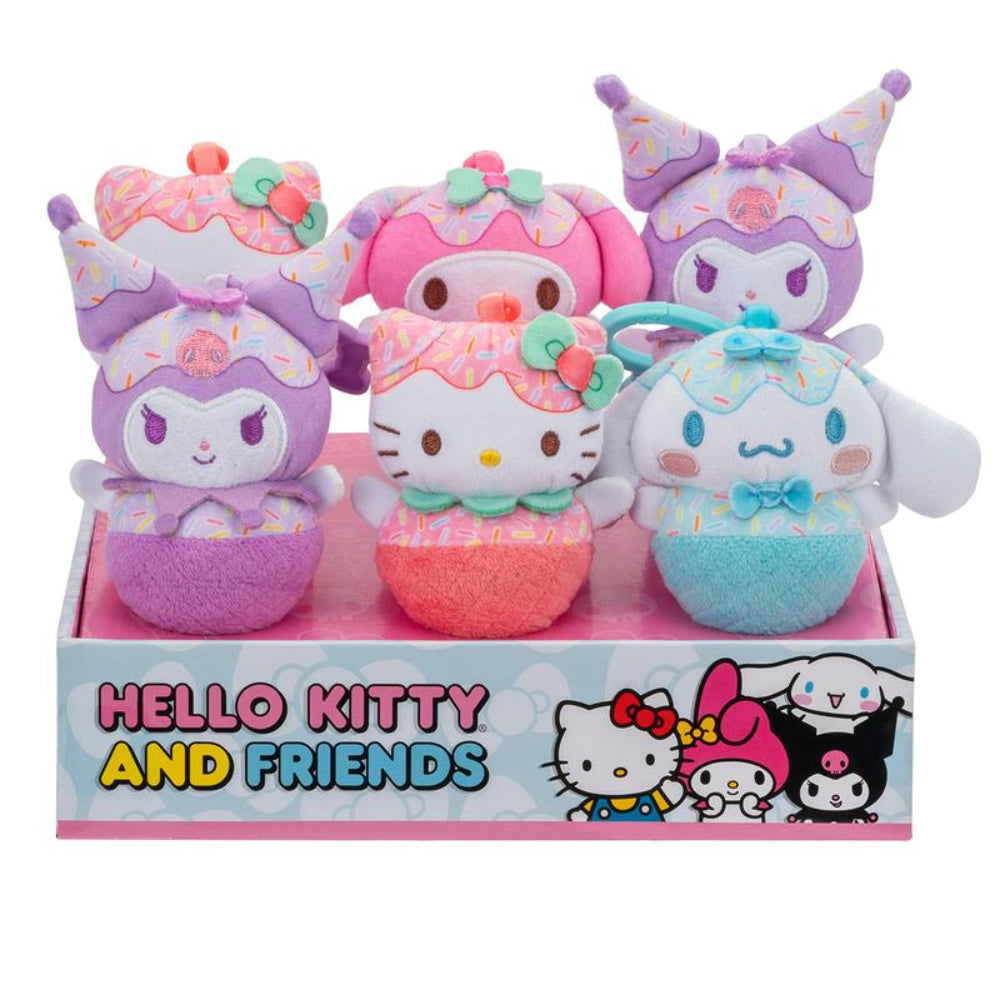 License 2 Play Hello Kitty and Friends 4" Clip-On Plush Assortment