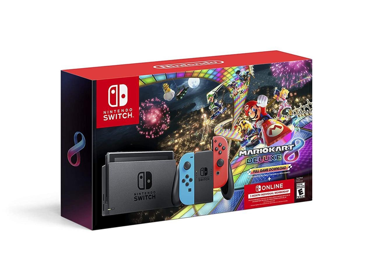 Switch Console w/ Blue&Red Joy-Cons, Mario Cart 8