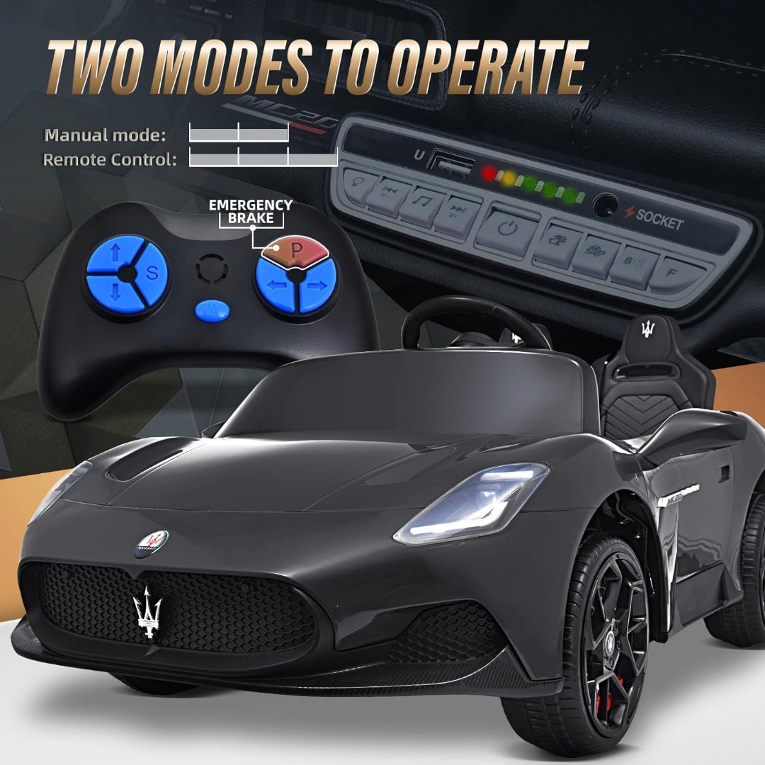 R/C Licensed Maserati MC20 Electric Kid Car with Remote Control