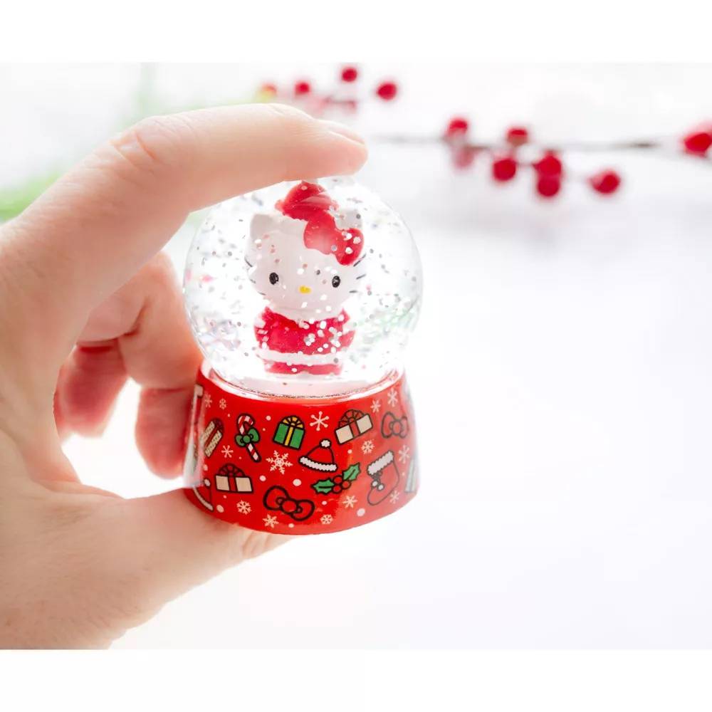 Sanrio Hello Kitty 2.5" Mini Snow Globe - Red/White