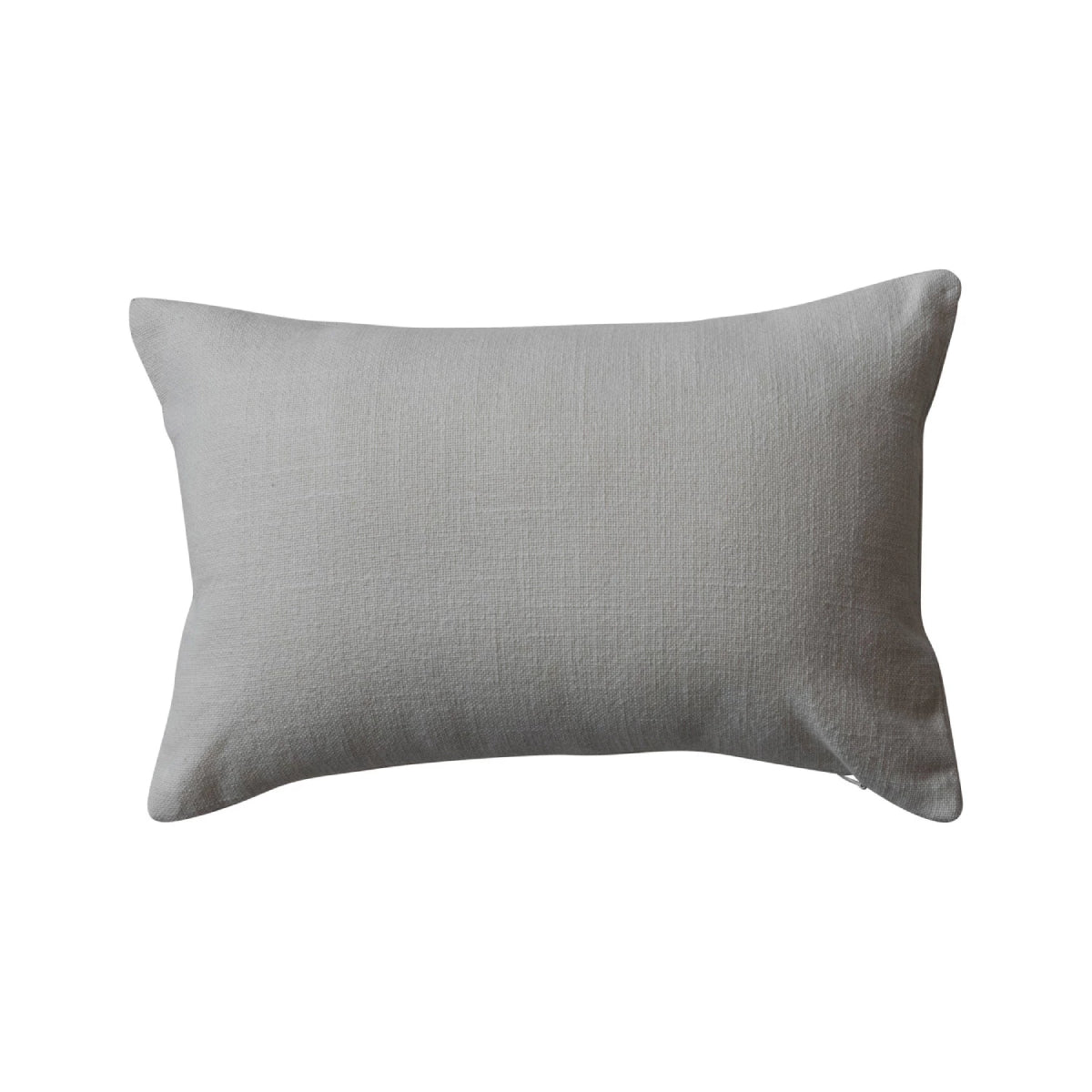 Creative Co-op Pillow with Embroidered Christmas Trees and Beads - White/Green