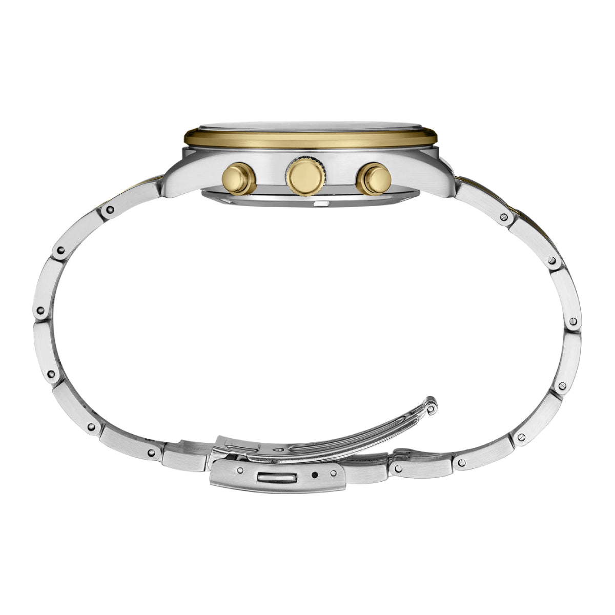 Seiko Essentials Men's 41.5mm Two-Tone Bracelet Watch - Black Dial