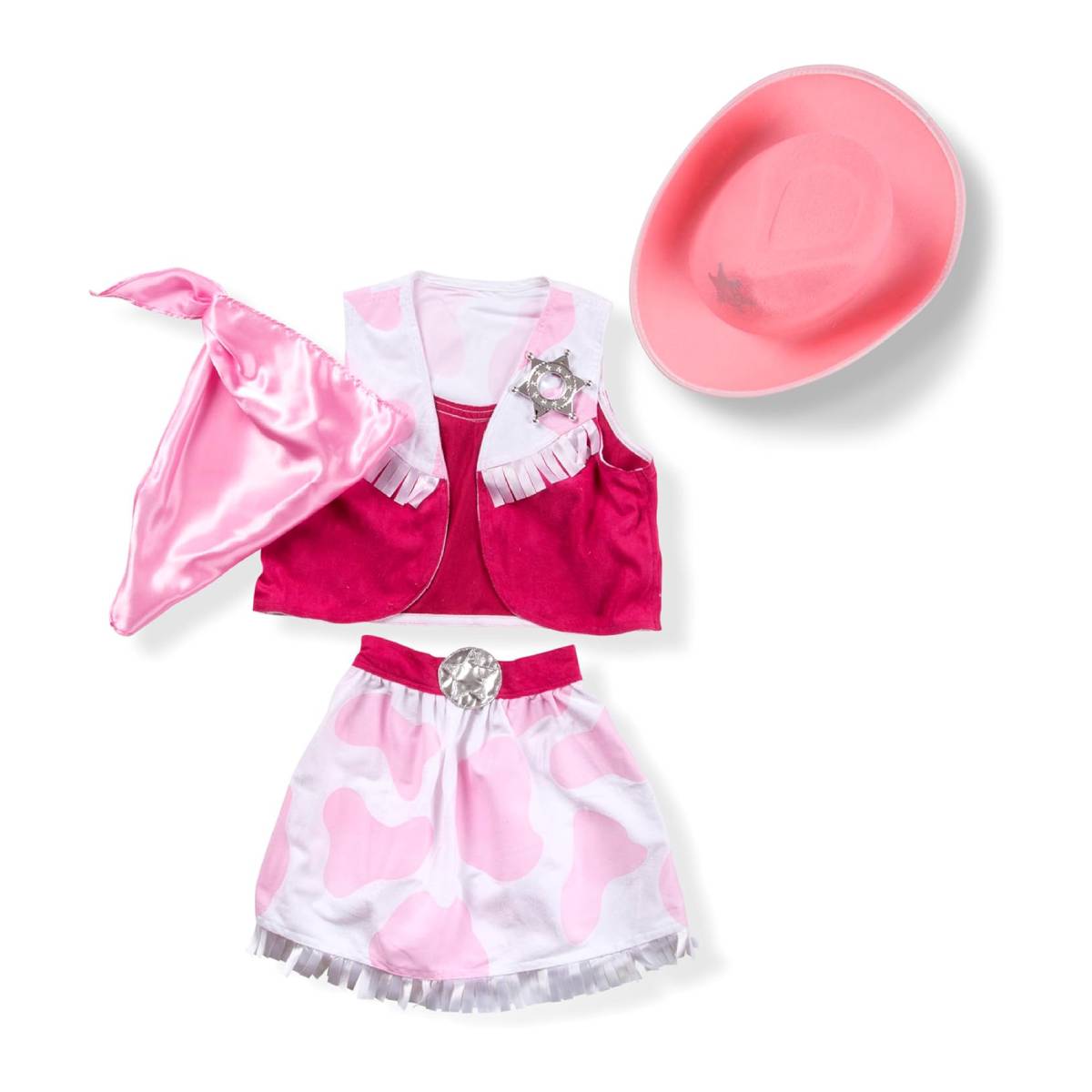 Melissa and Doug Cowgirl Costume (5Piece) - Set