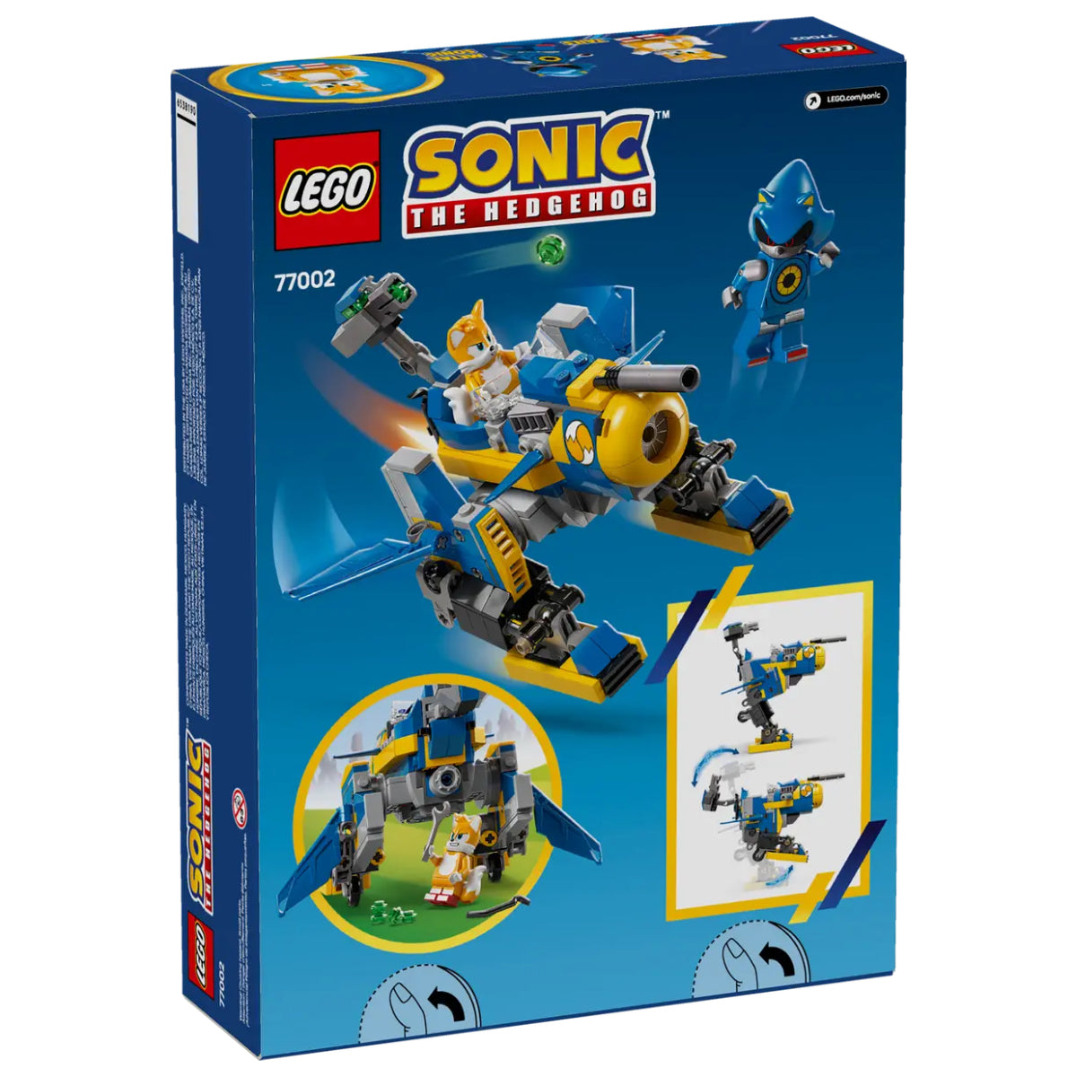 LEGO Sonic The Hedgehog Cyclone vs. Metal Sonic Building Toy Set (290-Pieces)