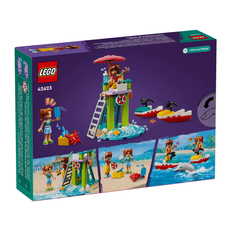LEGO Friends Beach Lifeguard Building Toy Set (84-Piece)