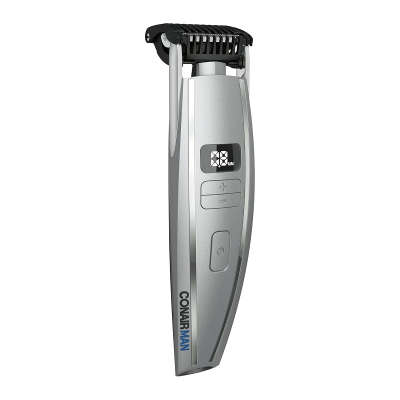 Conair ConairMan Men's Close Trim Precision Flex Head Beard and Stubble Trimmer - Silver