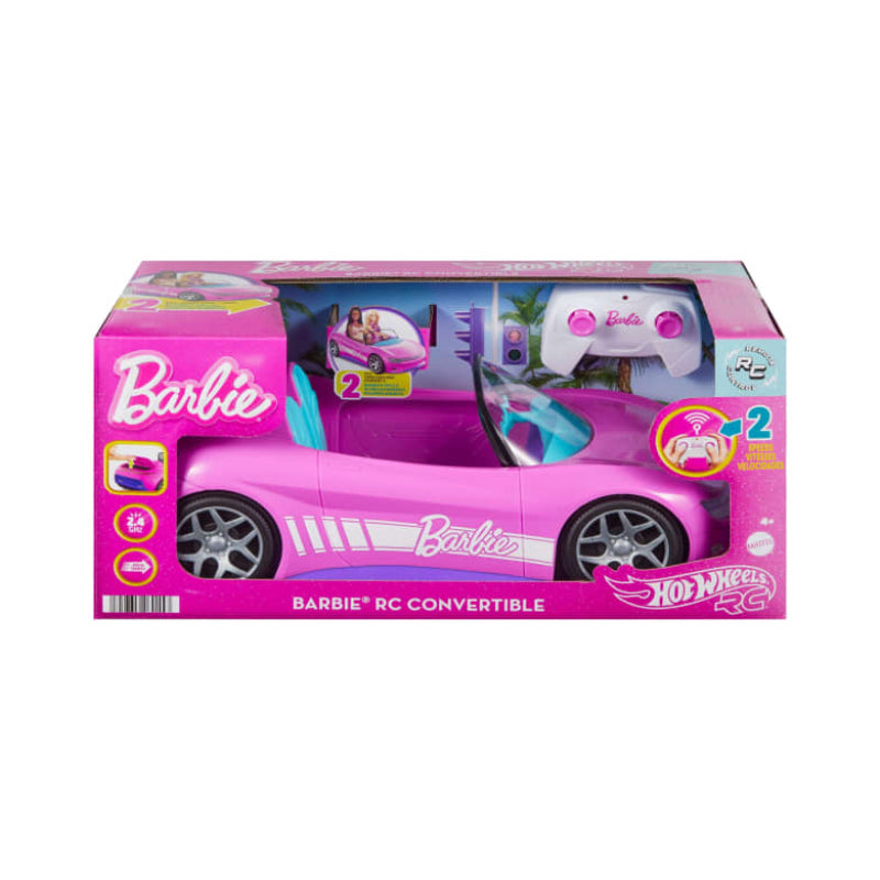 Hot Wheels RC Barbie Convertible Toy Car - Pink