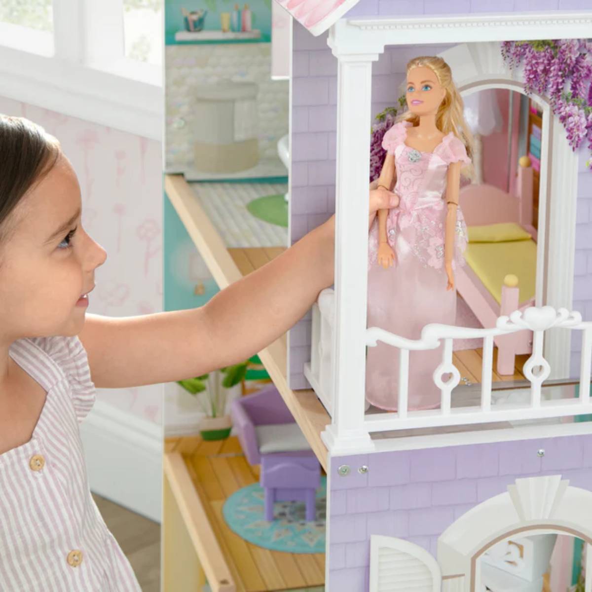 Delta Children My Size Dollhouse with Accessories