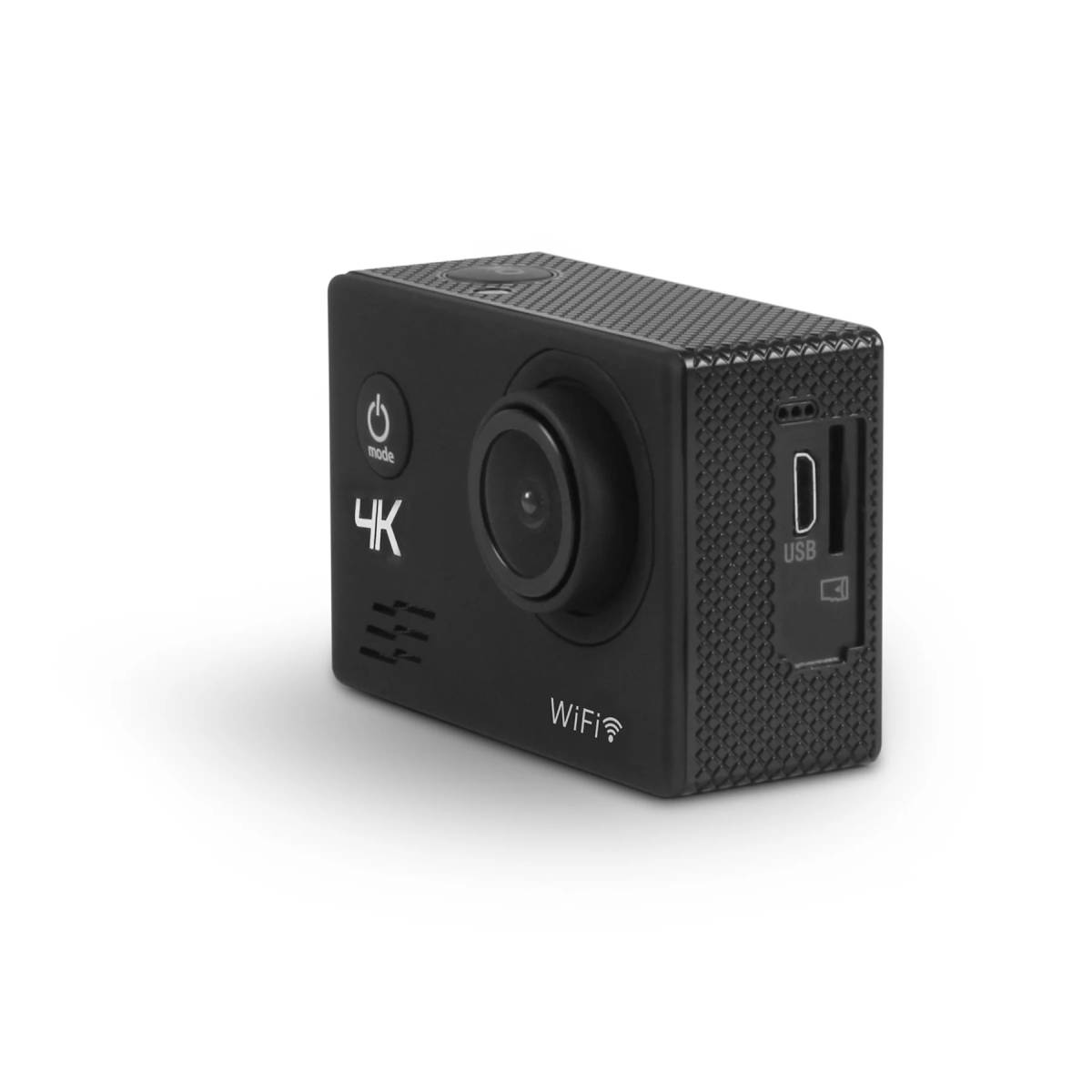 Aluratek ASC4KWF 4K Wi-Fi Sports Action Camera - Black