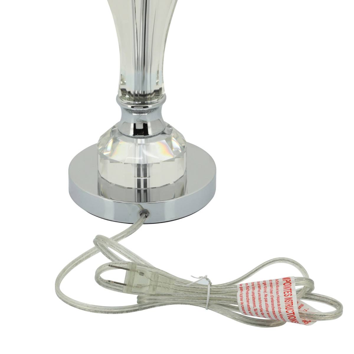 Sagebrook Home Neutral 23.75" Bulb Table Lamp - Clear