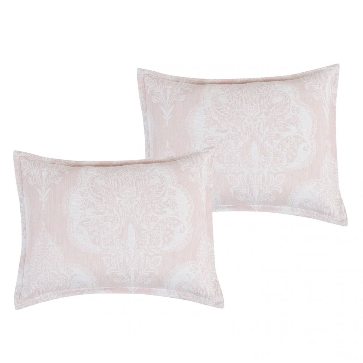 ESCA Chiara King Size Comforter Set (7- Pieces) - Pink