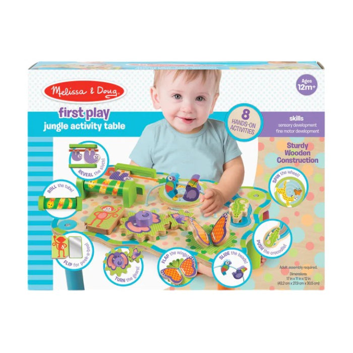 Melissa and Doug First Play Jungle Activity Table Set