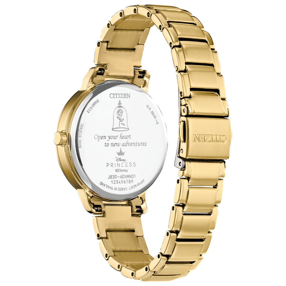 Reloj de pulsera Citizen Belle and Beast para mujer de 36 mm, dorado