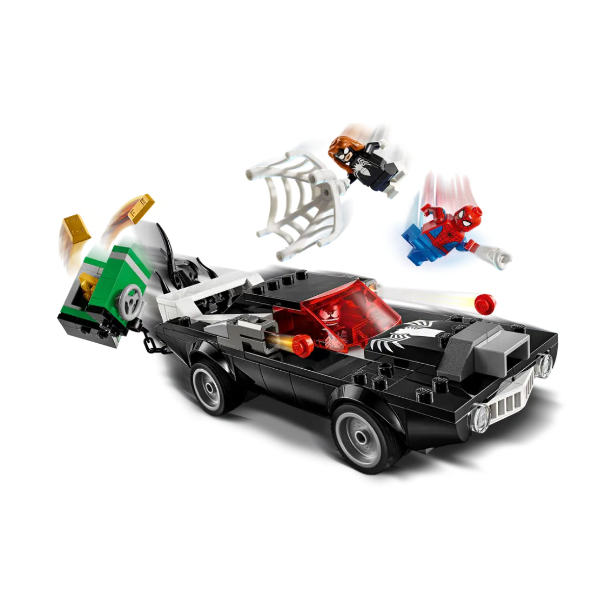 LEGO Marvel Spider-Man vs Venom Muscle Car Building Toy with 3 Minifigures (254-Pieces)