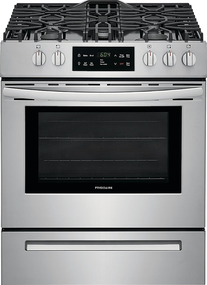 Frigidaire FFGH3054US 5.0 cu.ft. 30" Front Control Free Standing Gas Range - Stainless Steel - Curacao