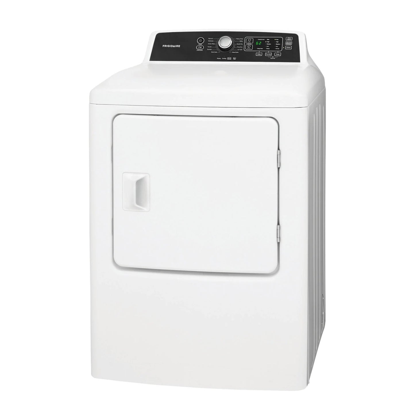 Frigidaire FFRE4120SW 6.7 cu.ft. Front Load Electric Dryer - White - Curacao