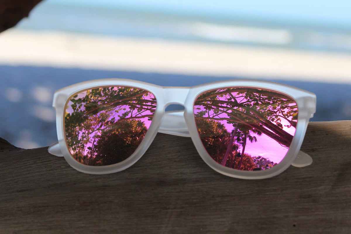 Frosted Clear - Pink Lemonade Lens Polarized - Essentials