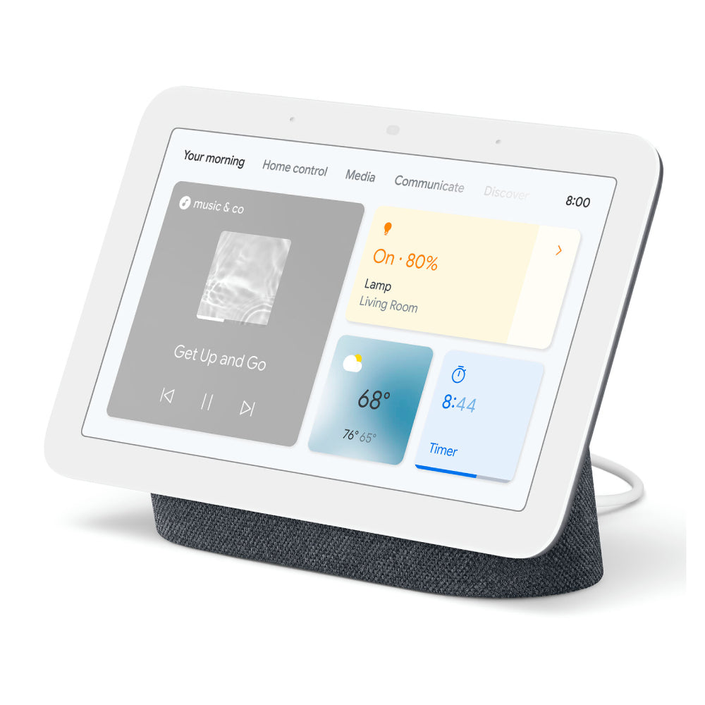 Google Nest Hub 2nd Generation Smart Display with Google Assistant - Charcoal - Curacao