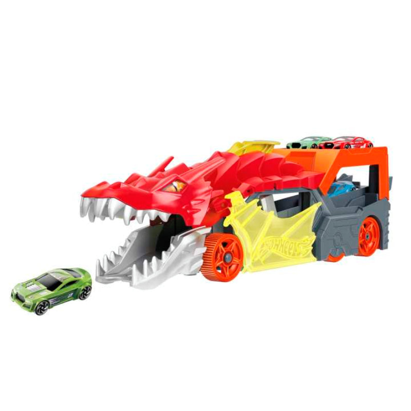 Hot Wheels City Dragon Launch Themed Transporter Toy