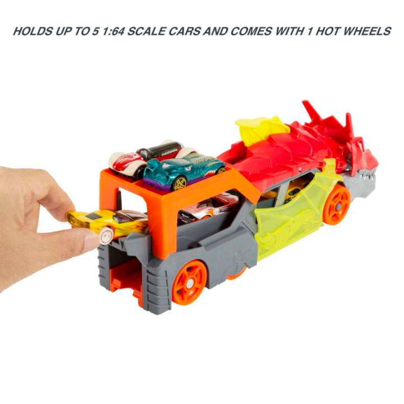 Hot Wheels City Dragon Launch Themed Transporter Toy