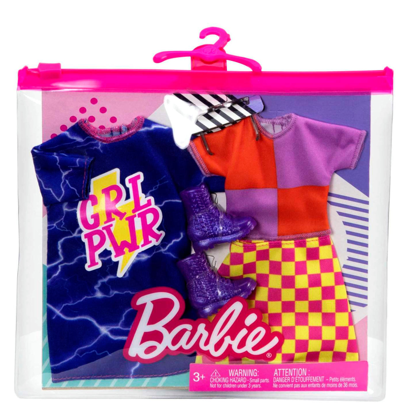 Barbie Clothes Outfits and Accessories (Set of 2) for Barbie Doll - Assorted