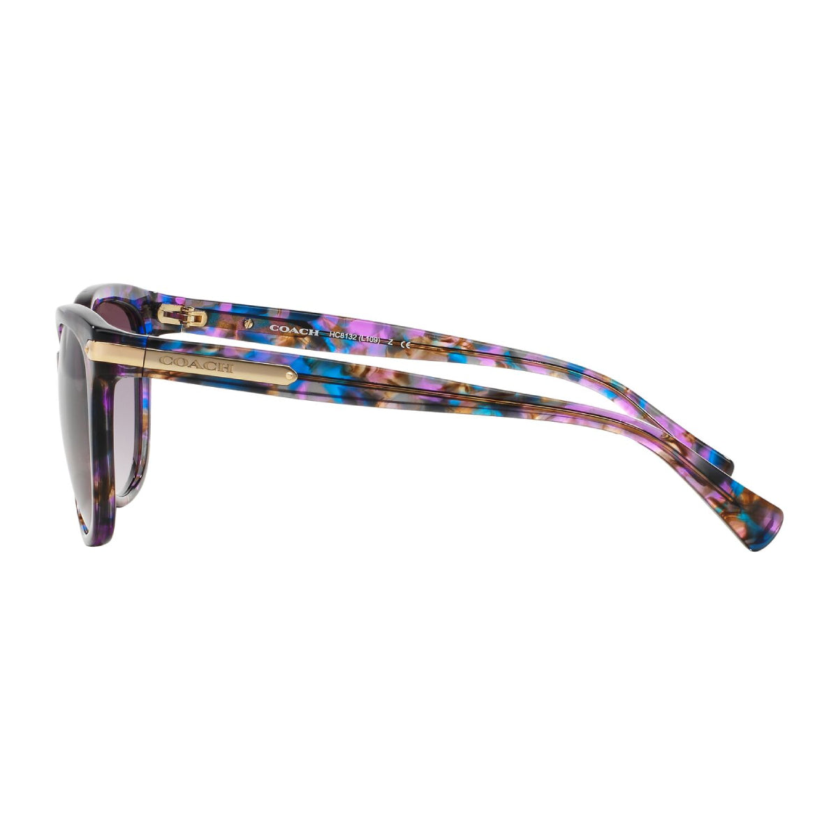 Coach HC8132 Sunglasses - Confetti Purple/Purple Gradient - Curacao