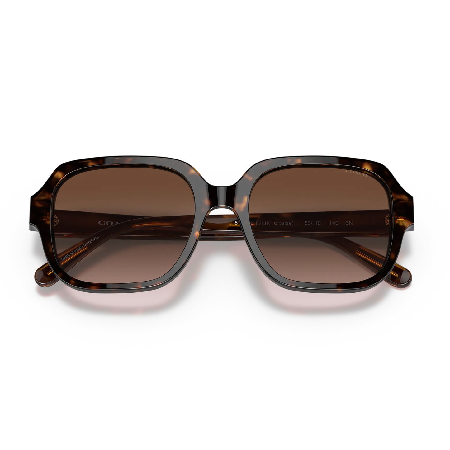 Gafas de sol COACH para mujer, marrón degradado