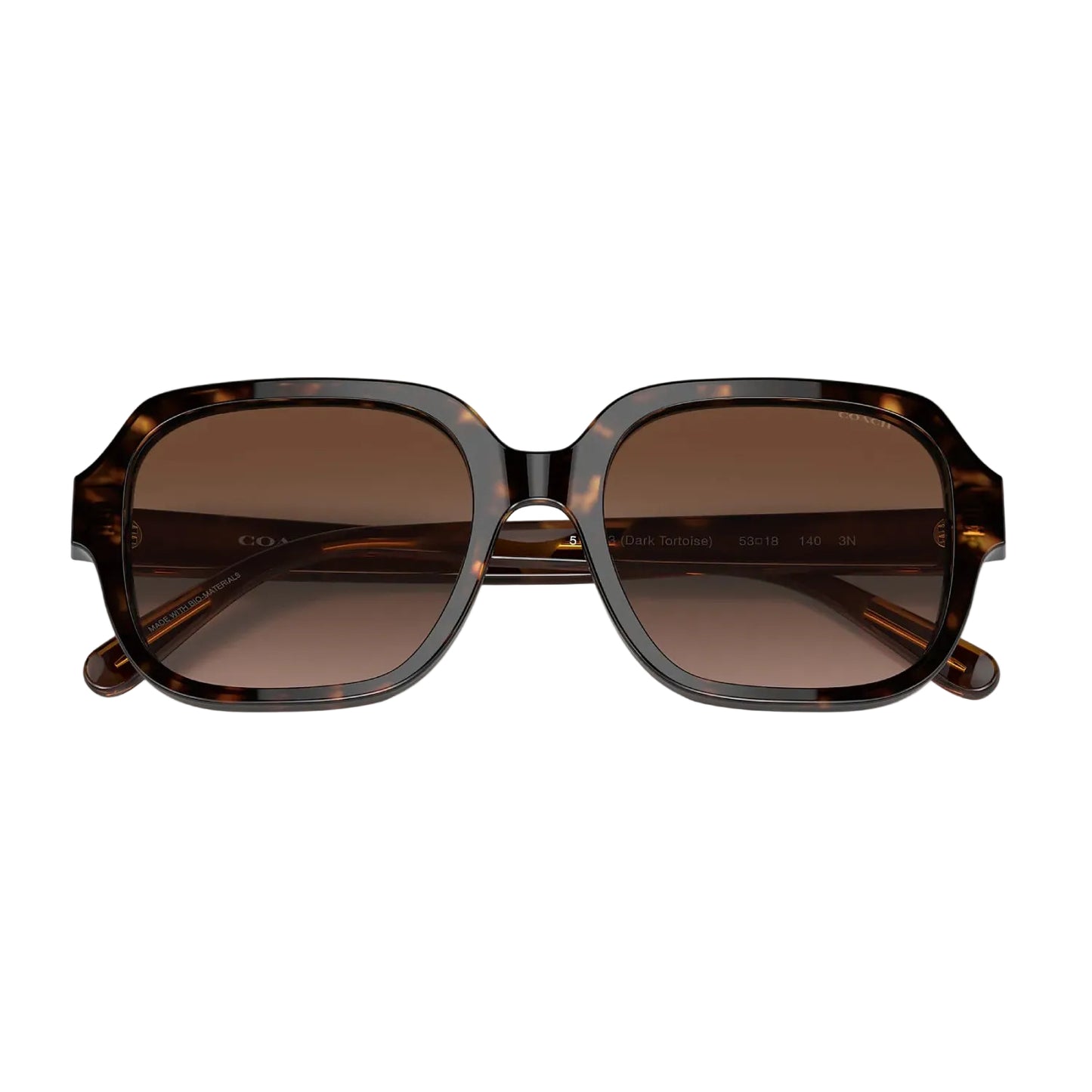 COACH Women's Sunglass, Brown Gradient