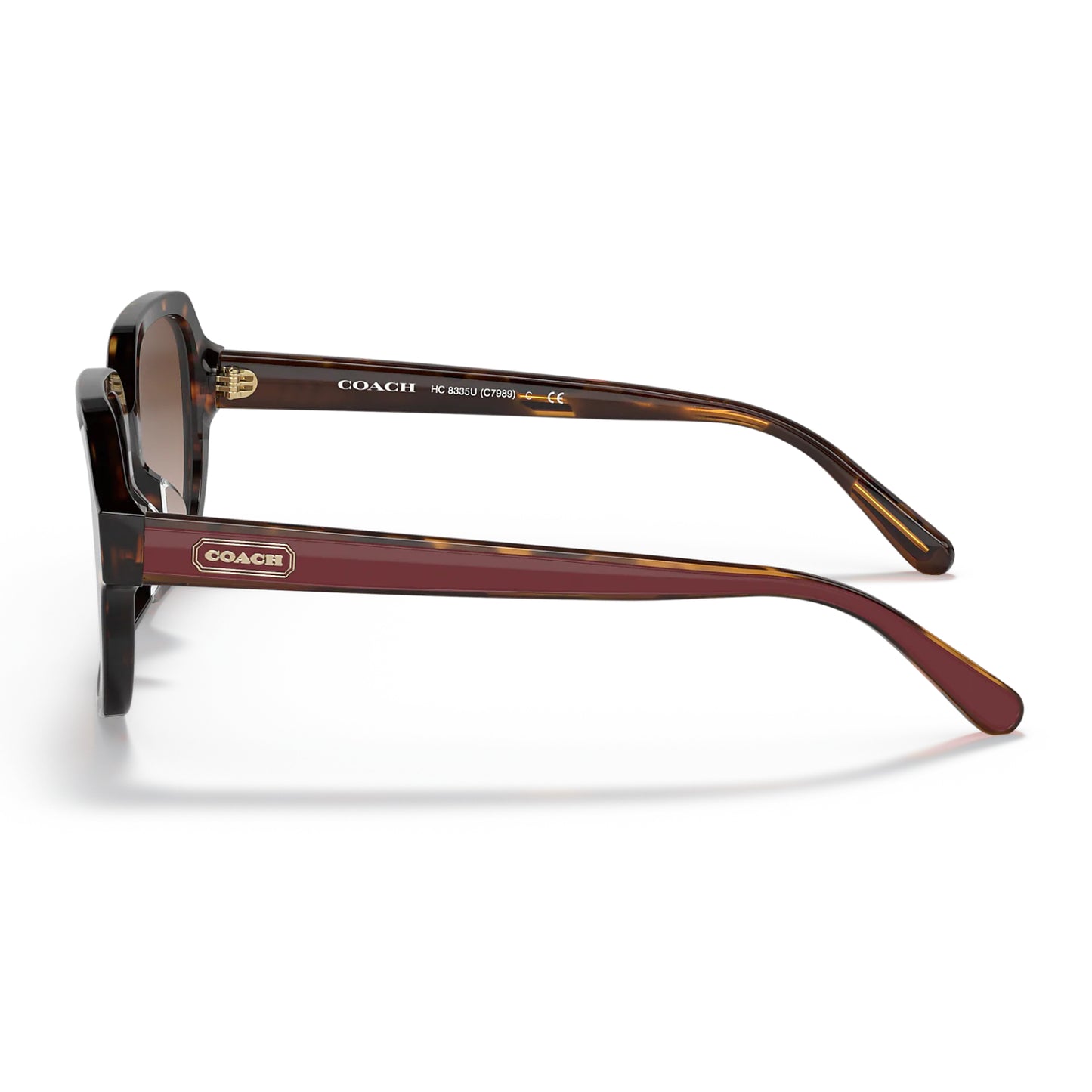 Gafas de sol COACH para mujer, marrón degradado