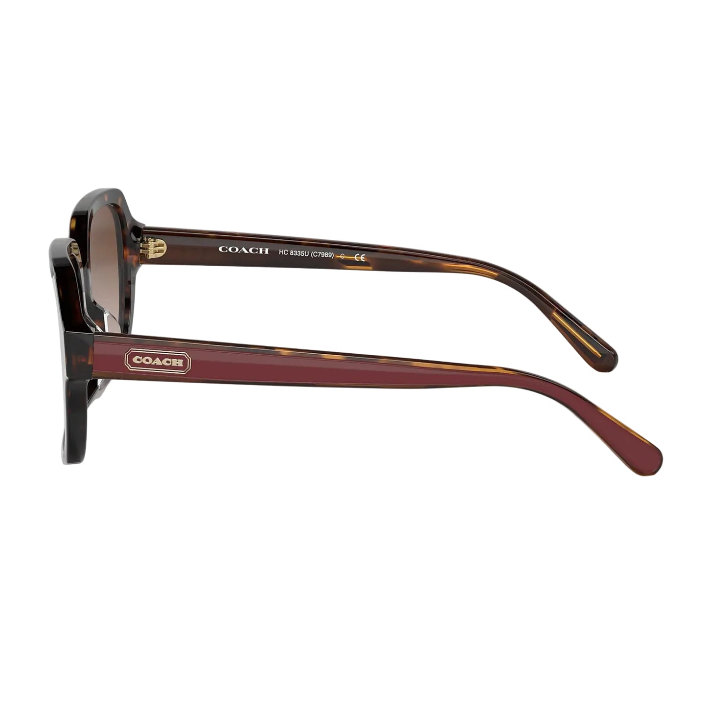 COACH Women's Sunglass, Brown Gradient