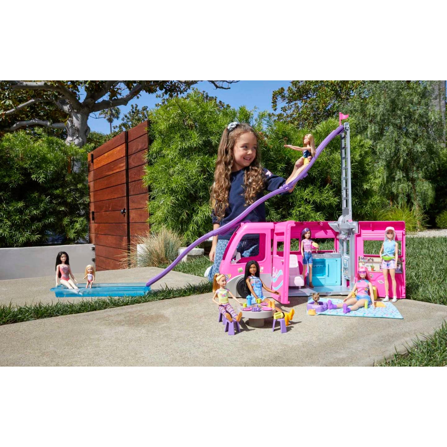 Barbie DreamCamper Vehicle Playset (64-Pieces)