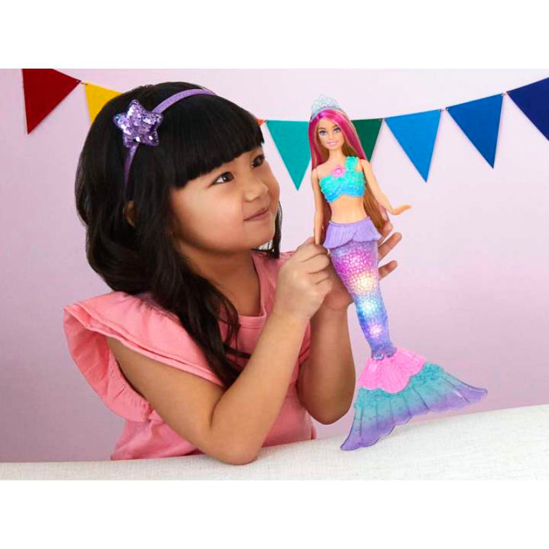 Barbie Dreamtopia Mermaid Doll with Twinkle Light-Up Tail