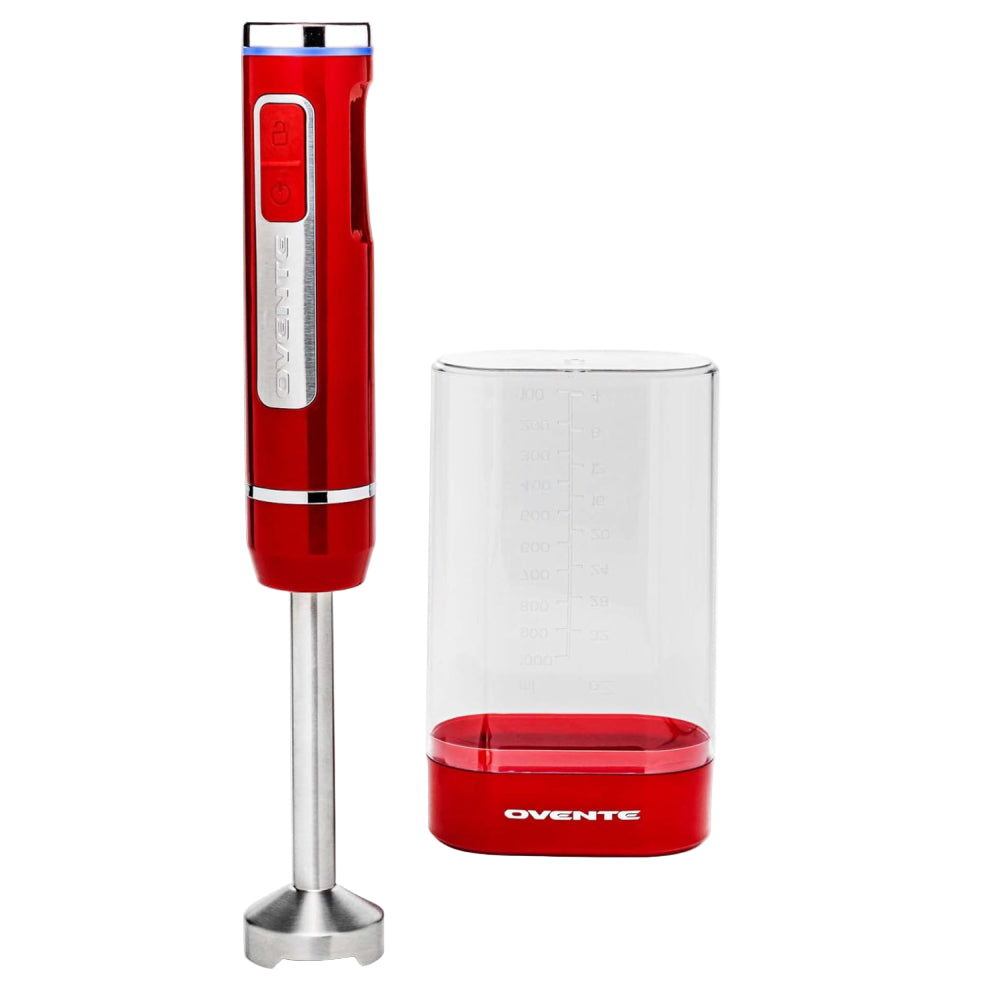 Ovente 8-Speed Electric Cordless Immersion Hand Blender