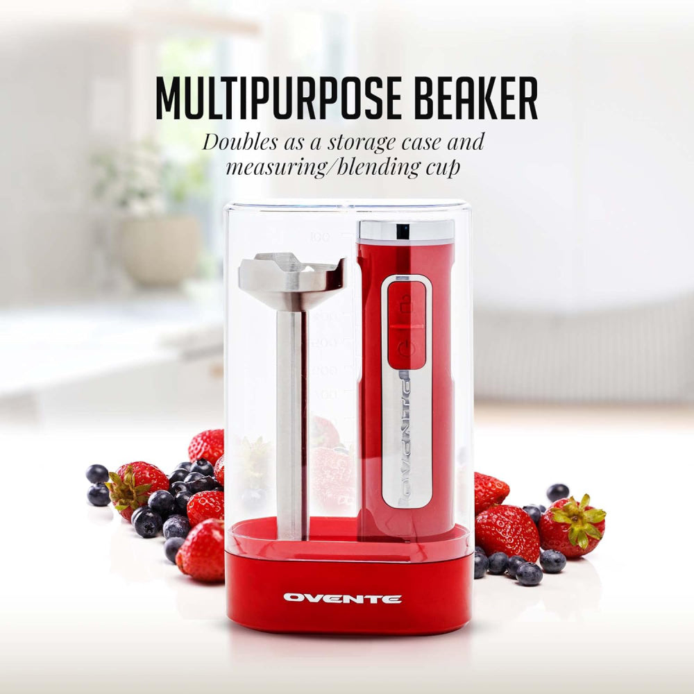 Ovente 8-Speed Electric Cordless Immersion Hand Blender