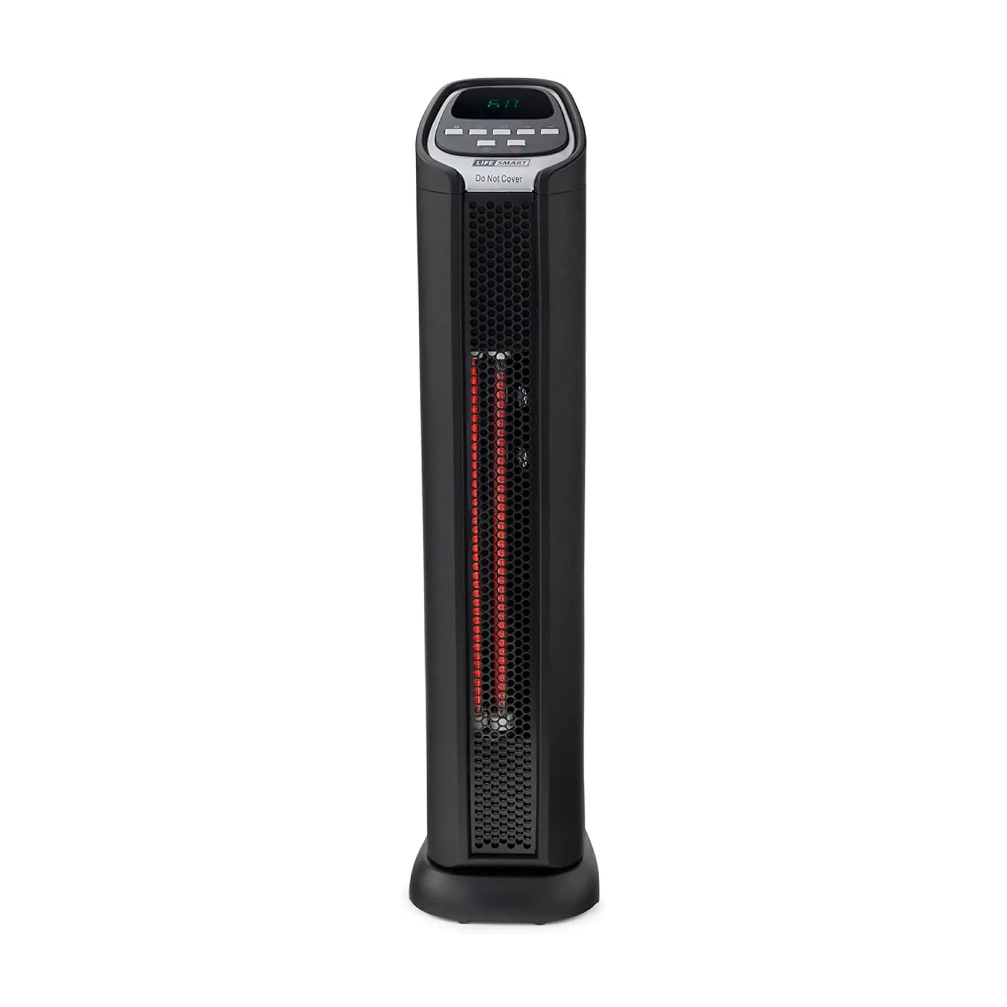 Appliance Basics HT1053 LifeSmart Infrared Digital Tower Heater with 2 Heating Elements - Black - Curacao